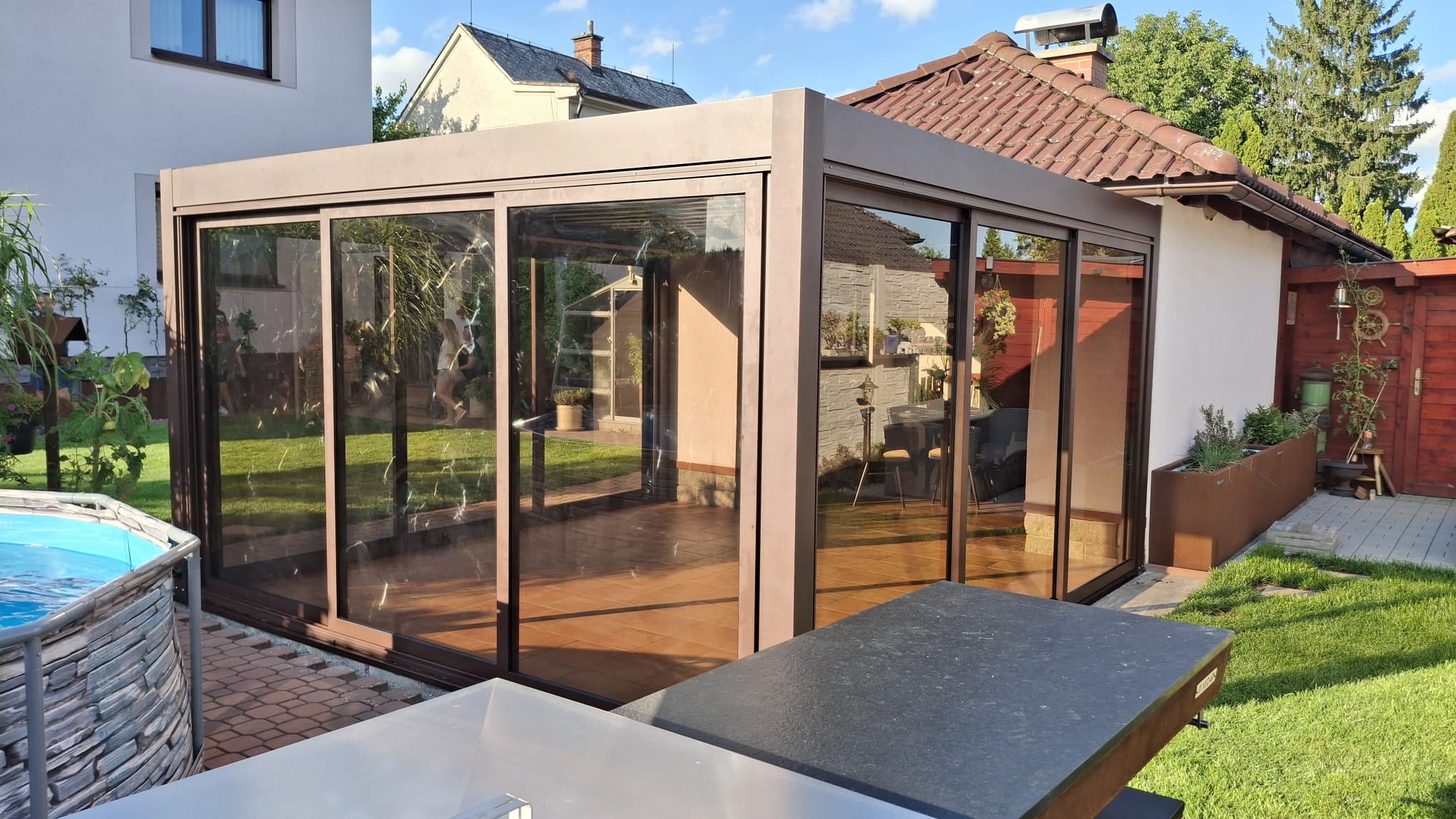 Vzorová bioklimatická pergola 